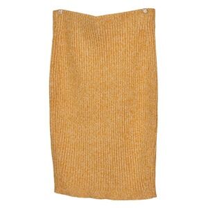 NWT Express Orange Speckled Cable‎ Knit Pencil Skirt XS